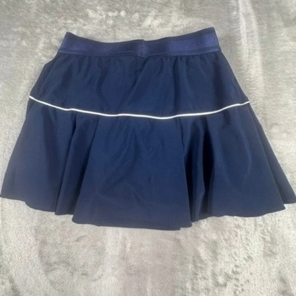 Nike‎ Skort Women XS Court Dri-FIT Tennis Skirt Navy Blue Pleated Athletic 1544